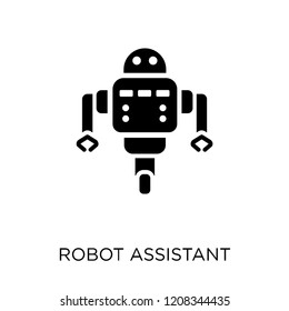 Robot assistant icon. Robot assistant symbol design from Artificial Intellegence collection.