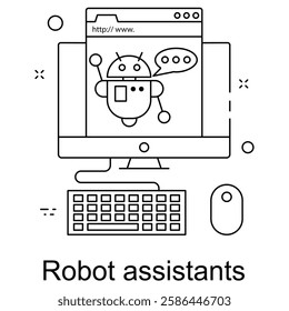 Robot assistants are AI-powered machines designed to assist humans in various tasks, ranging from customer service and healthcare to industrial automation and home assistance. 