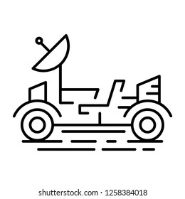 Robot astronomy car icon