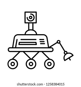 Robot astronomy icon