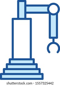 Robot, Automation, Machine Vector Icon Illustration