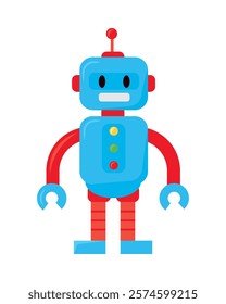 robot baby toy isolated icon