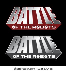 Robot Battle Logo Design