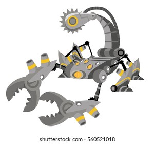 robot battle scorpion
