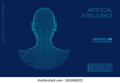Robot blue eyes android. Artificial intelligence female robot woman.  Iot vision ai female.