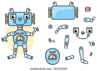 Robot Body Parts For Kids To Put Together