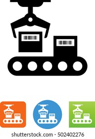 Robot Box Picker Icon