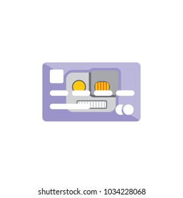 Robot Card Logo Icon Design