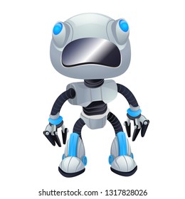 Robot Cartoon Character Vector 3d Mascot Stock Vector (Royalty Free ...