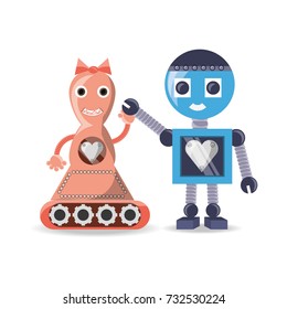 Robot cartoon design