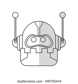 robot cartoon icon