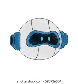 robot cartoon icon