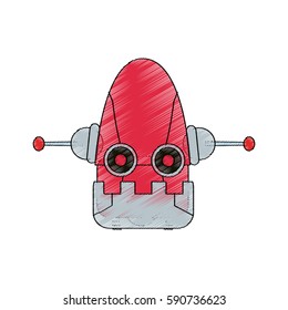 robot cartoon icon