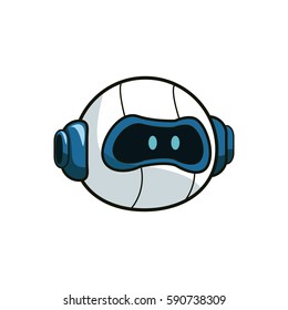 robot cartoon icon