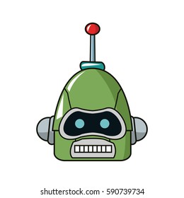 robot cartoon icon