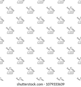 Robot with caterpillar track pattern vector seamless repeating for any web design
