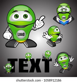 ROBOT Character design cartoon lamp