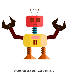 DISEÑO DE CARACTERES DE ROBOT. MONSTER ROBOT DESTROYER
