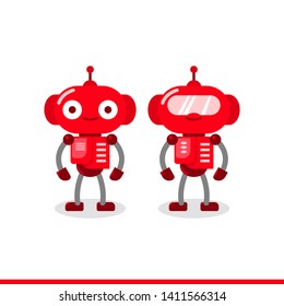 robot character design set. robot concept