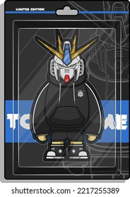 Ilustración del vector de diseño de caracteres Robot