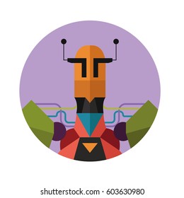 Robot character icons (with torso )