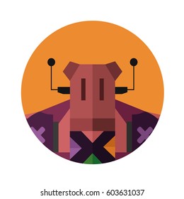 Robot character icons (with torso )