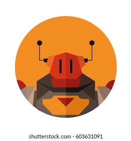 Robot character icons (with torso )