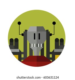 Robot character icons (with torso )