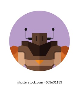 Robot character icons (with torso )