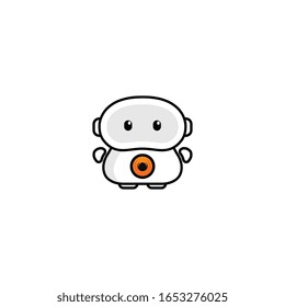 Robot character, Robot illustration, Robot vector.