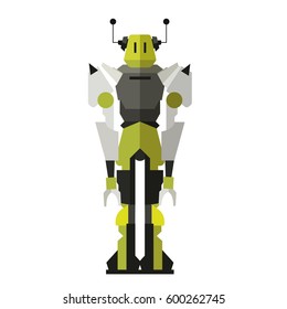 Robot characters icons (with full body)