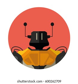 Robot characters icons (with torso )