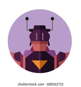 Robot characters icons (with torso )