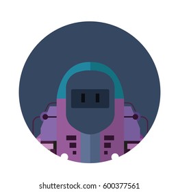 Robot characters icons (with torso )