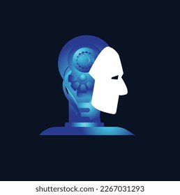Robot Chat bot AI futuristic