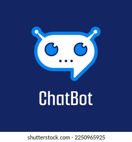 Símbolo de icono Robot Chat Bot para el concepto de servicio de soporte. Ilustración del vector
