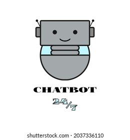 Robot. Chat Bot. vector illustration