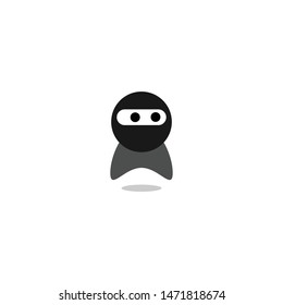 Robot chatbot head icon sign in the speech bubble flat style design vector illustration isolated on white background. Cute AI bot helper mascot character concept symbol business assistant.