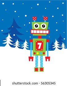 Robot Christmas Greeting