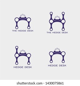 robot collection icon and logo template