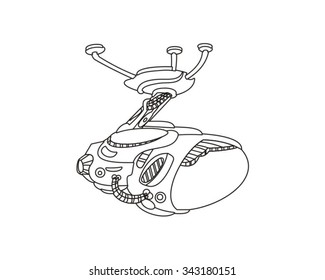 robot concept draw