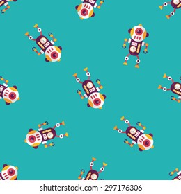 robot concept flat icon,eps10 seamless pattern background