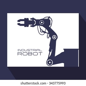 Robot concept and technology design, vector illustration 10 eps graphic.