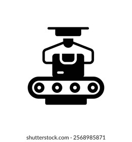 Robot conveyor, artificial intelligence manufacturing vector design