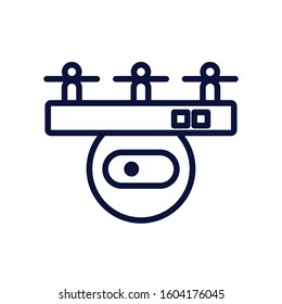 robot cyborg tech isolated icon vector illustration design