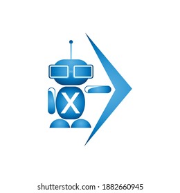 robot design concept and icon