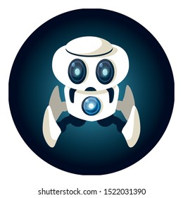 Robot design, Robotic tecnology futuristic toy machine cyborg science and android theme Vector illustration