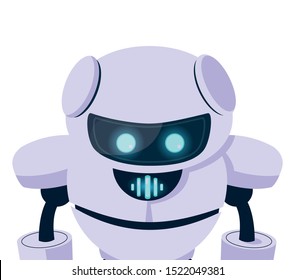 Robot design, Robotic tecnology futuristic toy machine cyborg science and android theme Vector illustration