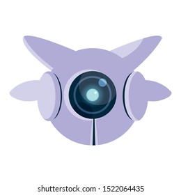 Robot design, Robotic tecnology futuristic toy machine cyborg science and android theme Vector illustration