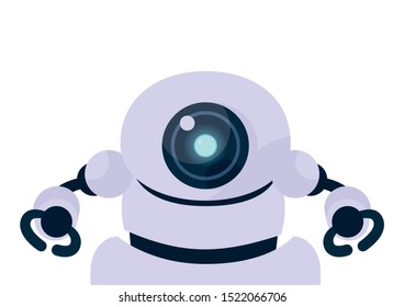 Robot design, Robotic tecnology futuristic toy machine cyborg science and android theme Vector illustration